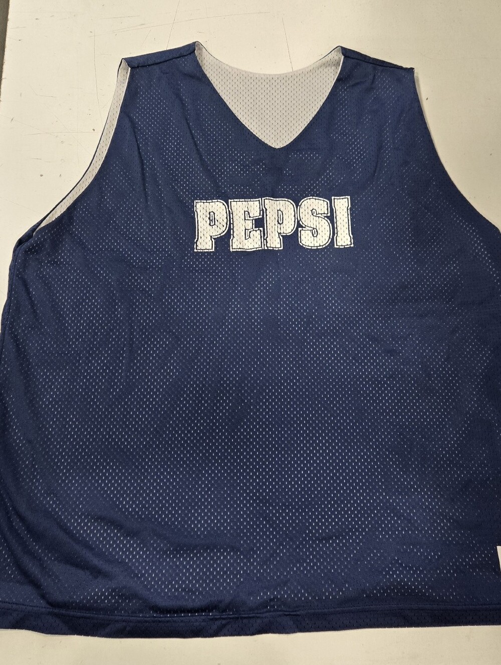 Vintage Pepsi Mesh Tank Top XXL Generation NEXT Dodger Made In The USA Blue Grey